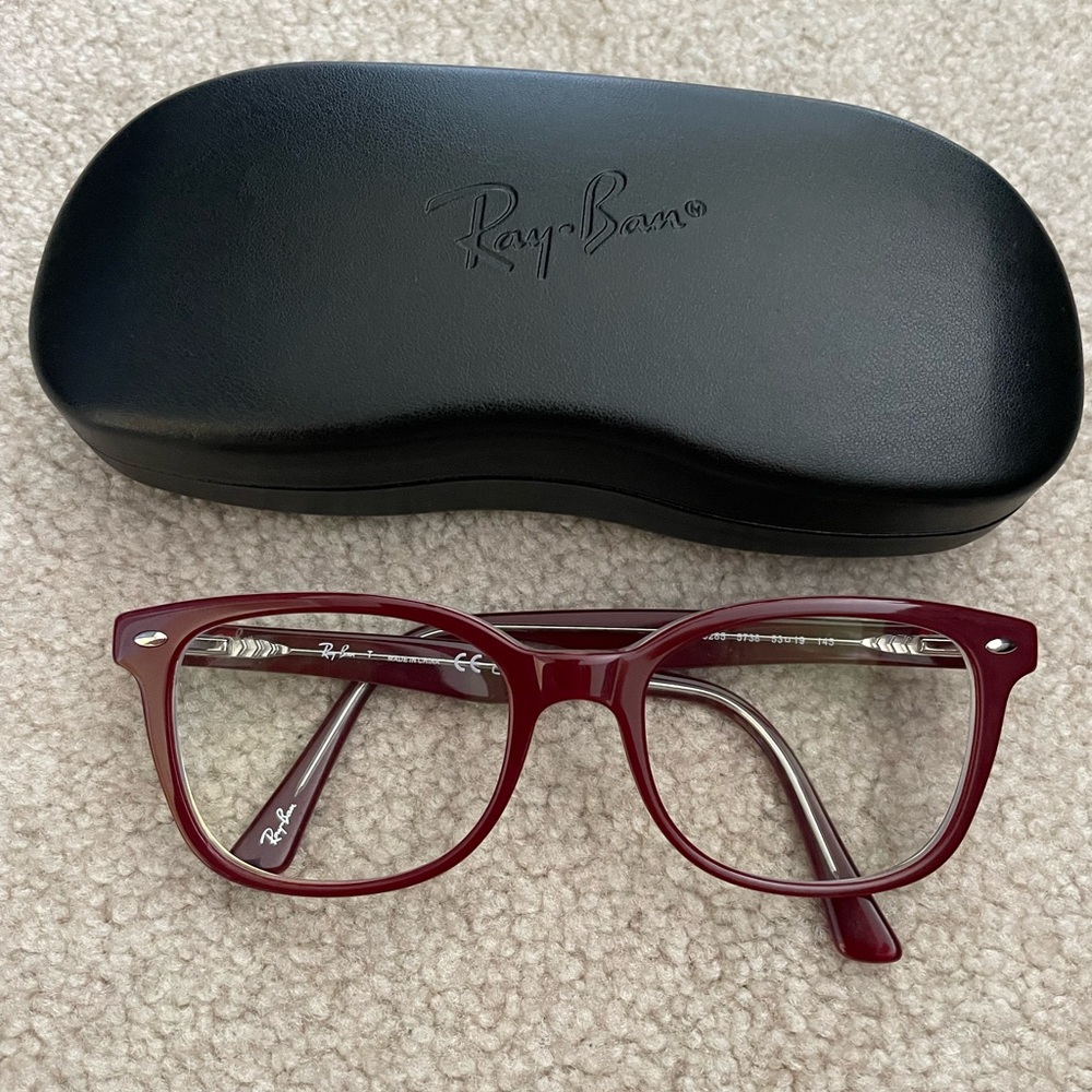 Ray-Ban prescription glasses Progressive lens, case and cleaning cloth